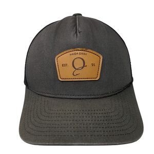 Haida Gwaii Est. 91 Snapback Trucker Hat Gray OS Adjustable Mesh Back Tristar